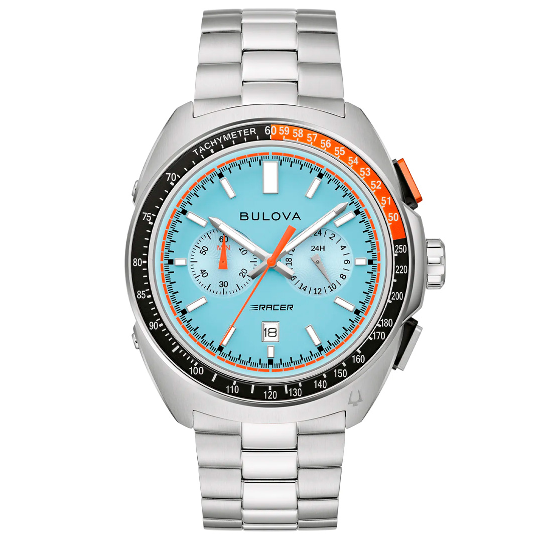 Bulova Racer Chronograph 98B432 Light Blue Bulova Racer Chronograph 98B432 Light Blue - Imagem 1