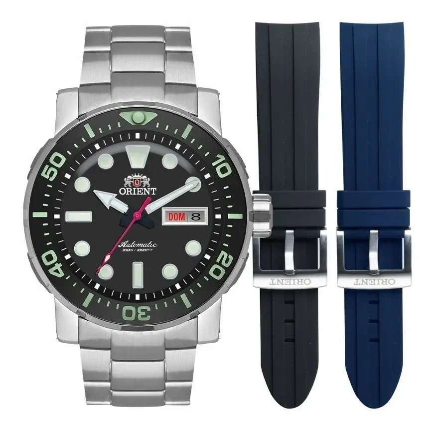 D_NQ_NP_2X_622975-MLB48268620269_112021-F-relogio-orient-automatico-masculino-analogico--f49ss014-p1sx Relógio Orient Automático Masculino Analógico F49SS014 P1SX - Imagem 1
