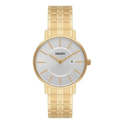 Relógio Orient Masculino Slim MGSS1091 S1KX Dourado