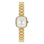Relógio Orient Feminino Pequeno Quartz Dourado Retangular LGSS0063 S1KX